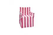 Rans Alfresco 100% Cotton Director Chair Cover - Striped Hot Pink