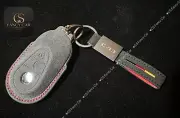 Premium Alcantara key Cover Case Keyring For Mercedes C43 W206 Custom Made