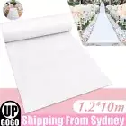 10X1.2M White Carpet Aisle Runner Wedding Party Event Decoration Mats Rugs AUS
