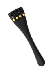 1x Cello tailpiece Carbon fiber Fit 4/4 Cello Full Size With Fine tuner