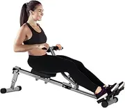 FitnessLab Rowing Machine Rower Hydraulic Resistance Exercise and Fitness Equipment Cardio Home Gym
