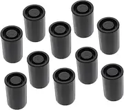 10pcs Film Box Camera Reel Storage Boxes Empty Camera Reel Container Film Canisters Black Camera Reel Canister Film Case with Caps Film Canisters Case Storage Tank Plastic Straight