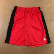 The Children's Place Boy XL 14 Red Side Stripe Performance Basketball Shorts NWT