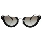 Miu Miu Miu Miu MU 11Q 1AB-0A7 - Black/Grey by Miu Miu for Women - 52-26-140 mm Sunglasses