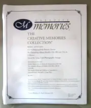 CREATIVE MEMORIES Refill RCM-10PS 8 X 10 Polypropylene Portrait Sleeves (5) NOS