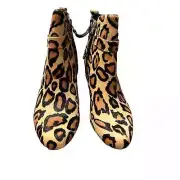 Sam Edelman Mandi Leopard Booties Size 8 NWT