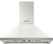 Smeg Portofino 90cm Canopy Rangehood White