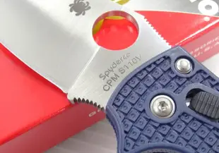 【angel 精品館 】Spyderco "Manix 2" 深藍柄S110V鋼折刀C101PDBL2