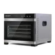 Sir John's Gifts 6 Trays Commercial Food Dehydrator Fruit Dryer-Stainless Steel