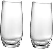 Set of 2 Highball Glasses Household Drinking ES Sturdy Glass for Cocktails Wine