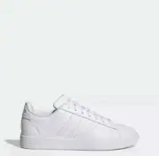 Adidas Women's Grand Court 2.0 Shoes GW9213 Cloud White/ Gold Sneakers