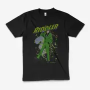 DC Comics The Riddler Superhero Villain Cotton T-Shirt Unisex Tee Black