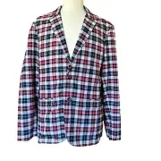 Travis Mathew Men’s Blazer Multicolor Red/White/Blue Size XL NWT