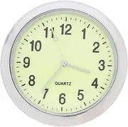 3pcs Car Quartz Clock Automotive Dash Clock Countdown Seconds Timer Modern Mechanism Silver Steel