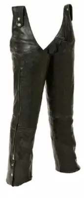 Leather King Unisex Beltless Chaps w/ Waist Adjustment SH1198
