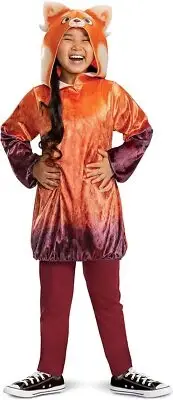 Mei Panda Look Classic Turning Red Bear Fancy Dress Up Halloween Child Costume