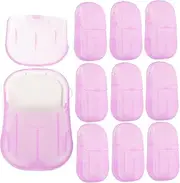 Kisangel Portable Travel Soap Sheets Compact Hand Washing Soap Slices for Outdoor Use Safe Reliable for All Skin Types for Camping and Travel Toiletry Products