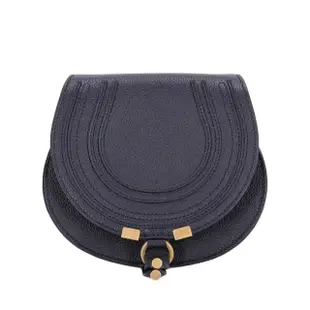 【Chloe’ 蔻依】Marcie Small Saddle Bag 小款 肩背包 馬鞍包 黑色