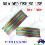 500m 30LB Braid Fishing Line Spectra Fluorocarbon Leader Lures Jigging KINGS
