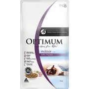 Optimum Adult Indoor With Chicken Dry Cat Food 2kg 2kg