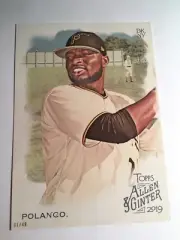 2019 Topps Allen & Ginter Jumbo 5x7 Gregory Polanco Pirates 251 05/49