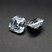 Natural D Color 3.00 Ct ASSCHER Cut Lab Grown Loose Diamond VVS1 Certified