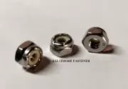 Stainless Steel Nylon Insert Lock Hex Nut UNC #10-24 QTY-100