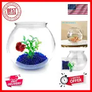 Mini Plastic Aquarium Starter Kits, Fish Tank 0.8Gallon/ 3L
