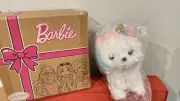 Barbie Pets Walking Puppy 10 Pieces Moves and Barks NEW IN BOX
