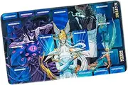 Kinfire Delve Official Playmat – Premium 3mm Neoprene Game Mat with Stitched Edges – 12x20 Inches – Organize Your Well Deck, Life Counter, and Challenges