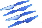 Drone Propellers Replacement Durable Props White Red Blue Yellow Black CW CCW Blades, for DJI Tello Prop Blades(Bundle 1,Blue)