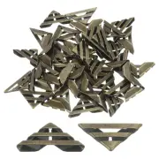 60 Pcs 17mm Metal Book Edge Protectors, Corner Guard, Bronze