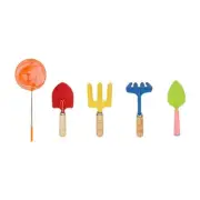 5Pcs Kids Gardening Tools Accessories Sandbox Toy Safe Small Garden Tool Kit