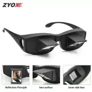 Lazy Periscope Glasses – Horizontal Prism Spectacles for Reading & TV