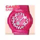 CASIO 手錶專賣店 國隆 CASIO Baby-G BGA-130-4B_霓虹多彩立體數字女錶_開發票_保固ㄧ年