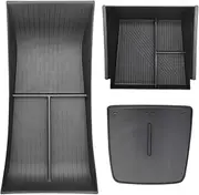 LZCUMIN is for BYD Seal 2024-2025 Upper Center Console Storage Box, Lower Center Console Storage Box, and Wireless Silicone pad (3 in Total) Seal Accessories (AU RHD)