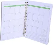 2025-2027 Planner Notebook Monthly Calendar To-do List Spiral Bound Student Organizer Multiyear Coverage Minimalist Design 5 Colors Available