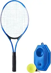 Tennis Trainer Rebound Ball,Sports Rebound Ball for Solo Practice - Outdoor Tennis Training Exerciser Kit with Long Elastic Rope for Parks, Courts, Backyards