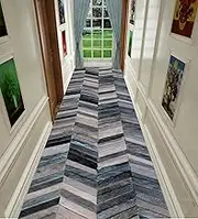 Extra Long Hallway Runner Rug Kitchen Hall Stairs Narrow Runner Rug with Non Slip Backing for Bedroom Large Area Rug Hallway Kitchen Do Not Fade Floor Non-Slip Mats Anti-Slip Carpet Runner Rug