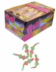 Trolli Sour Gecko x 40 Gummy Halloween Party Favors Candy Buffet Bulk Lollies