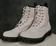 Dr Doc Martens 8 Hole 1460 White Bejewelled 27655100 Classic 10 Women’s NWB