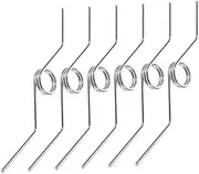 BESPORTBLE 6pcs Spring Accessories Spare Garden Pruner Springs Small Spring Part Pruners Tree Trimmer Spring Steel Pruner Spring Replacement Accessory Pruning Shear Springs Silver Steel Wire