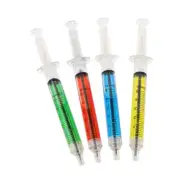 1pcs Injection Type Ball Point Pen Liquid Pen School Supplies Nurse Syringe P CR