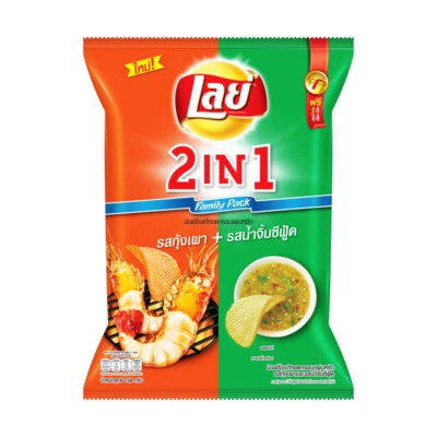 LAYS Potato Chips Crispy Snack Shrimp&Seafood Spicy Sauce Flavor 73g