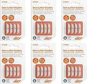 Slice 10408-CS Replacement Ceramic Blades with Pointed Tip for Slice Cutters, Stays Sharp up to 11x Longer Than Metal Blades (24 Pack)