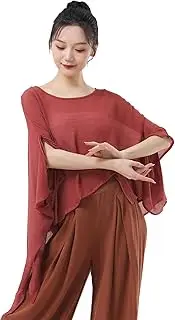 [Angcoco] Women's Relaxed Loose Fitting Batwing Sleeve Pullover Cardigan Tops