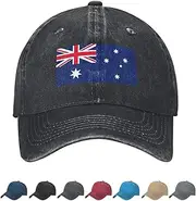 Coat of arms of Australia Denim Baseball Cap Australian Casual Unisex Vintage Adjustable Flag Trucker Hat