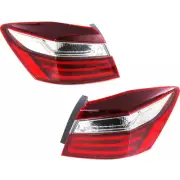 For 2016 2017 Honda Accord Rear Tail Lights Driver & Passenger Sedan LED (for: Honda)