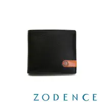 在飛比找momo購物網優惠-【ZODENCE 佐登司】TAI撞色進口牛皮4卡零錢袋短夾(