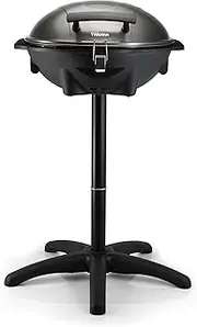 Tristar BQ-2816 Electric Table and Standing Grill 46 x 35 cm Grill Surface, 3M Cable Lead Including Die-Cast Plate Adjustable Heating Level 2200 Watt
